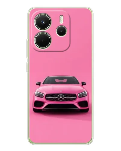 Чехол для Xiaomi Redmi Note 14 4G (EU) с картинкой «Розовый Mercedes AMG» Чехол для Xiaomi Redmi Note 14 4G (EU) с картинкой «Розовый Mercedes AMG»