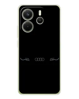Чехол для Xiaomi Redmi Note 14 4G (EU) с картинкой «Audi — световой подпись» Чехол для Xiaomi Redmi Note 14 4G (EU) с картинкой «Audi — световой подпись»