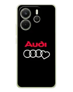 Чехол для Xiaomi Redmi Note 14 4G (EU) с картинкой «Логотип Audi Heart» Чехол для Xiaomi Redmi Note 14 4G (EU) с картинкой «Логотип Audi Heart»