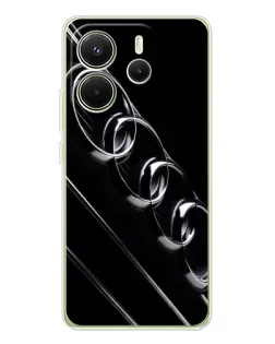 Чехол для Xiaomi Redmi Note 14 4G (EU) с картинкой «Audi — абстрактные кольца» Чехол для Xiaomi Redmi Note 14 4G (EU) с картинкой «Audi — абстрактные кольца»