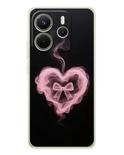 Чехол для Xiaomi Redmi Note 14 4G (EU) с картинкой «Дымчатое сердце» Чехол для Xiaomi Redmi Note 14 4G (EU) с картинкой «Дымчатое сердце»