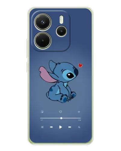 Чехол для Xiaomi Redmi Note 14 4G (EU) с картинкой «Музыкальный Stitch»