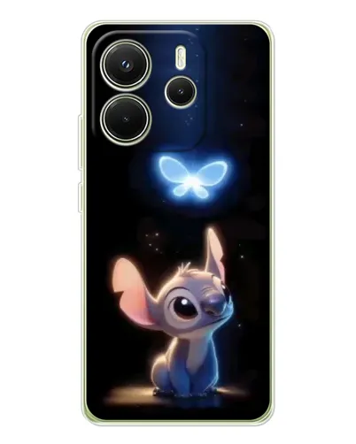 Чехол для Xiaomi Redmi Note 14 4G (EU) с картинкой «Сияющий Стич»