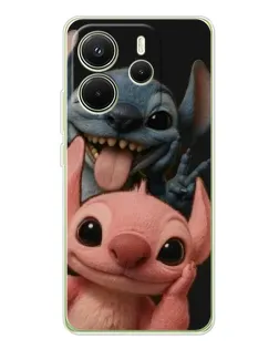 Чехол для Xiaomi Redmi Note 14 4G (EU) с картинкой «Стич и Ангел» Чехол для Xiaomi Redmi Note 14 4G (EU) с картинкой «Стич и Ангел»