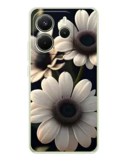 Чехол для Xiaomi Redmi Note 14 4G (EU) с картинкой «Белые маргаритки макро» Чехол для Xiaomi Redmi Note 14 4G (EU) с картинкой «Белые маргаритки макро»