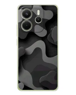 Чехол для Xiaomi Redmi Note 14 4G (EU) с картинкой «Темный абстрактный камуфляж» Чехол для Xiaomi Redmi Note 14 4G (EU) с картинкой «Темный абстрактный камуфляж»