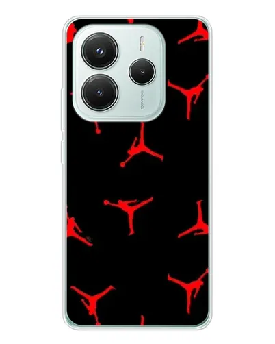 Чехол для Xiaomi Redmi Note 14 5G с картинкой «Jordan Red Pattern» Чехол для Xiaomi Redmi Note 14 5G с картинкой «Jordan Red Pattern»