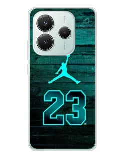 Чехол для Xiaomi Redmi Note 14 5G с картинкой «Jordan Cyan 23» Чехол для Xiaomi Redmi Note 14 5G с картинкой «Jordan Cyan 23»