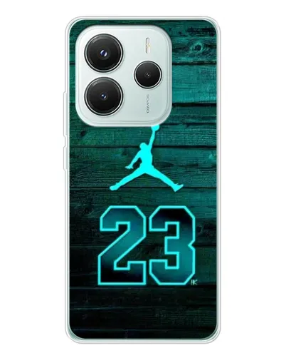 Чехол для Xiaomi Redmi Note 14 5G с картинкой «Jordan Cyan 23» Чехол для Xiaomi Redmi Note 14 5G с картинкой «Jordan Cyan 23»
