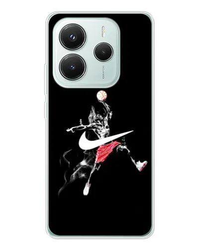 Чехол для Xiaomi Redmi Note 14 5G с картинкой «Jordan Jumpman» Чехол для Xiaomi Redmi Note 14 5G с картинкой «Jordan Jumpman»