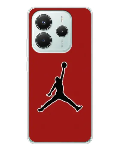 Чехол для Xiaomi Redmi Note 14 5G с картинкой «Jordan Red Back» Чехол для Xiaomi Redmi Note 14 5G с картинкой «Jordan Red Back»