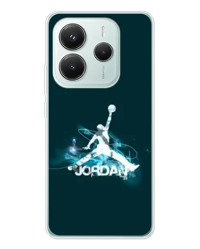Чехол для Xiaomi Redmi Note 14 5G с картинкой «Jordan Blue Fire» Чехол для Xiaomi Redmi Note 14 5G с картинкой «Jordan Blue Fire»