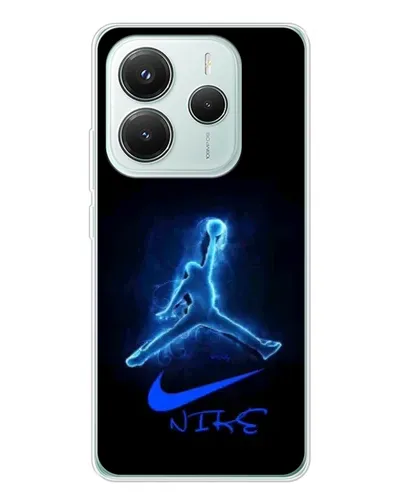 Чехол для Xiaomi Redmi Note 14 5G с картинкой «Jordan Neon Blue» Чехол для Xiaomi Redmi Note 14 5G с картинкой «Jordan Neon Blue»