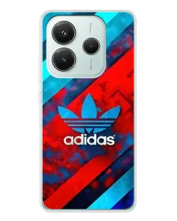 Чехол для Xiaomi Redmi Note 14 5G с картинкой «Абстракция Adidas»