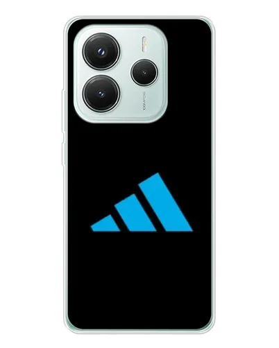 Чехол для Xiaomi Redmi Note 14 5G с картинкой «Adidas Cyan Logo»