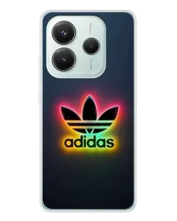 Чехол для Xiaomi Redmi Note 14 5G с картинкой «Неоновый Adidas»