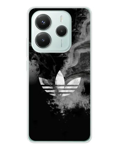 Чехол для Xiaomi Redmi Note 14 5G с картинкой «Абстрактный дым Adidas»