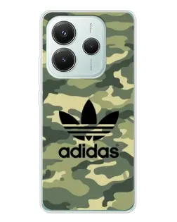 Чехол для Xiaomi Redmi Note 14 5G с картинкой «Милитари стиль Adidas»