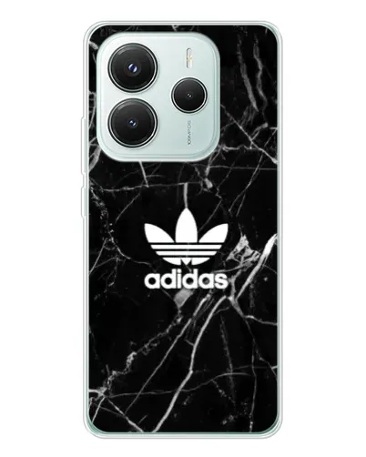 Чехол для Xiaomi Redmi Note 14 5G с картинкой «Белый мрамор Adidas»