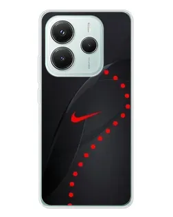 Чехол для Xiaomi Redmi Note 14 5G с картинкой «Абстрактный дизайн Nike»