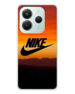 Чехол для Xiaomi Redmi Note 14 5G с картинкой «Nike — вечерний горизонт»