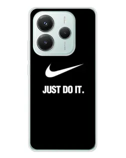 Чехол для Xiaomi Redmi Note 14 5G с картинкой «Классический принт Nike»