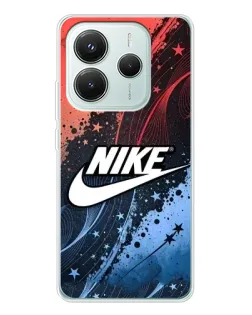 Чехол для Xiaomi Redmi Note 14 5G с картинкой «Градиентный принт Найк»