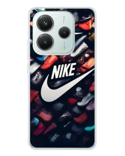Чехол для Xiaomi Redmi Note 14 5G с картинкой «Коллекция кроссовок Nike»