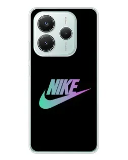 Чехол для Xiaomi Redmi Note 14 5G с картинкой «Nike — городская ночь»