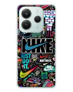 Чохол для Xiaomi Redmi Note 14 5G з картинкою «Яскравий колаж Nike» Чохол для Xiaomi Redmi Note 14 5G з картинкою «Яскравий колаж Nike»