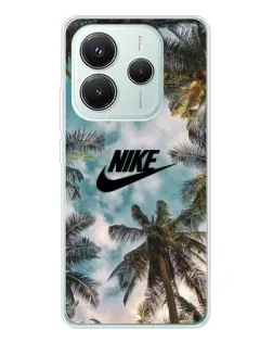 Чохол для Xiaomi Redmi Note 14 5G з картинкою «Тропічний принт Nike» Чохол для Xiaomi Redmi Note 14 5G з картинкою «Тропічний принт Nike»