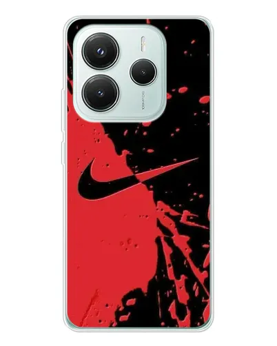 Чехол для Xiaomi Redmi Note 14 5G с картинкой «Красные брызги Nike» Чехол для Xiaomi Redmi Note 14 5G с картинкой «Красные брызги Nike»
