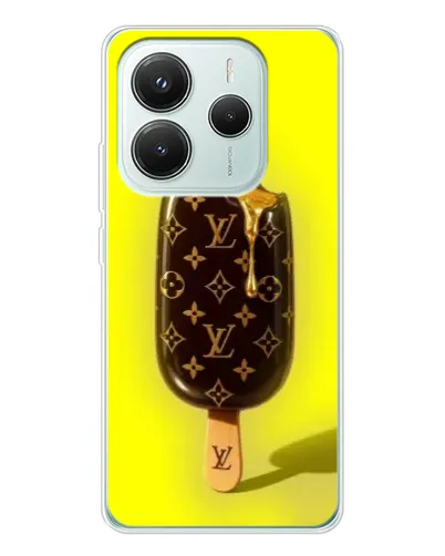 Чехол для Xiaomi Redmi Note 14 5G с картинкой «Мороженое от LV»