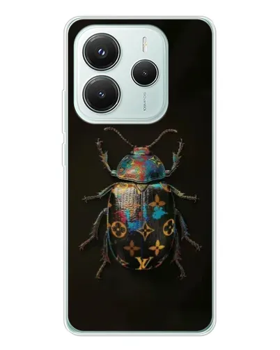 Чехол для Xiaomi Redmi Note 14 5G с картинкой «LV — мраморный принт»