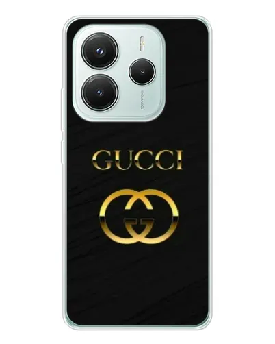 Чехол для Xiaomi Redmi Note 14 5G с картинкой «Золотой логотип Gucci» Чехол для Xiaomi Redmi Note 14 5G с картинкой «Золотой логотип Gucci»