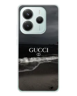 Чехол для Xiaomi Redmi Note 14 5G с картинкой «Gucci — морской прибой» Чехол для Xiaomi Redmi Note 14 5G с картинкой «Gucci — морской прибой»