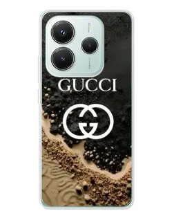 Чехол для Xiaomi Redmi Note 14 5G с картинкой «Gucci — песчаные дюны» Чехол для Xiaomi Redmi Note 14 5G с картинкой «Gucci — песчаные дюны»