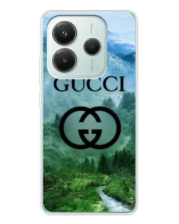 Чехол для Xiaomi Redmi Note 14 5G с картинкой «Gucci — горный пейзаж» Чехол для Xiaomi Redmi Note 14 5G с картинкой «Gucci — горный пейзаж»