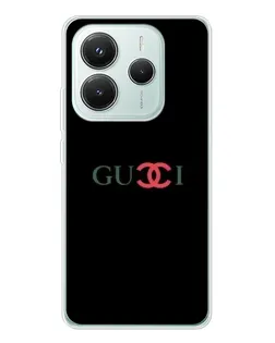 Чехол для Xiaomi Redmi Note 14 5G с картинкой «Gucci — красный градиент» Чехол для Xiaomi Redmi Note 14 5G с картинкой «Gucci — красный градиент»