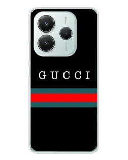 Чехол для Xiaomi Redmi Note 14 5G с картинкой «Gucci — красный пояс» Чехол для Xiaomi Redmi Note 14 5G с картинкой «Gucci — красный пояс»