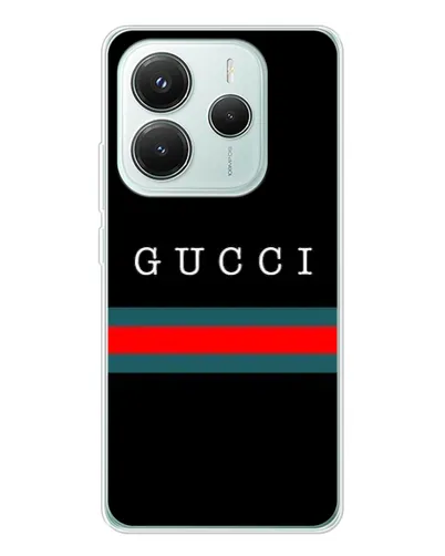 Чехол для Xiaomi Redmi Note 14 5G с картинкой «Gucci — красный пояс» Чехол для Xiaomi Redmi Note 14 5G с картинкой «Gucci — красный пояс»