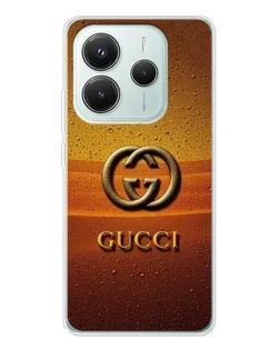 Чехол для Xiaomi Redmi Note 14 5G с картинкой «Gucci — солнечный градиент» Чехол для Xiaomi Redmi Note 14 5G с картинкой «Gucci — солнечный градиент»