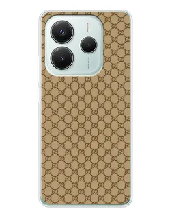 Чехол для Xiaomi Redmi Note 14 5G с картинкой «Gucci — классический беж» Чехол для Xiaomi Redmi Note 14 5G с картинкой «Gucci — классический беж»
