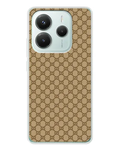Чехол для Xiaomi Redmi Note 14 5G с картинкой «Gucci — классический беж» Чехол для Xiaomi Redmi Note 14 5G с картинкой «Gucci — классический беж»