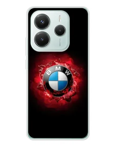 Чохол для Xiaomi Redmi Note 14 5G з картинкою «Логотип BMW — спалах»