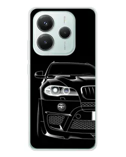 Чохол для Xiaomi Redmi Note 14 5G з картинкою «Темний силует BMW» Чохол для Xiaomi Redmi Note 14 5G з картинкою «Темний силует BMW»