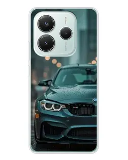 Чохол для Xiaomi Redmi Note 14 5G з картинкою «BMW у вогнях міста» Чохол для Xiaomi Redmi Note 14 5G з картинкою «BMW у вогнях міста»