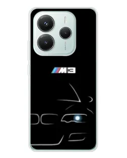 Чохол для Xiaomi Redmi Note 14 5G з картинкою «Мінімалістичний принт BMW M3» Чохол для Xiaomi Redmi Note 14 5G з картинкою «Мінімалістичний принт BMW M3»