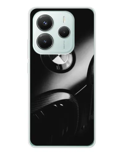 Чохол для Xiaomi Redmi Note 14 5G з картинкою «Емблема BMW — макро»