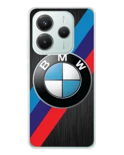 Чохол для Xiaomi Redmi Note 14 5G з картинкою «BMW M-stripes стиль» Чохол для Xiaomi Redmi Note 14 5G з картинкою «BMW M-stripes стиль»